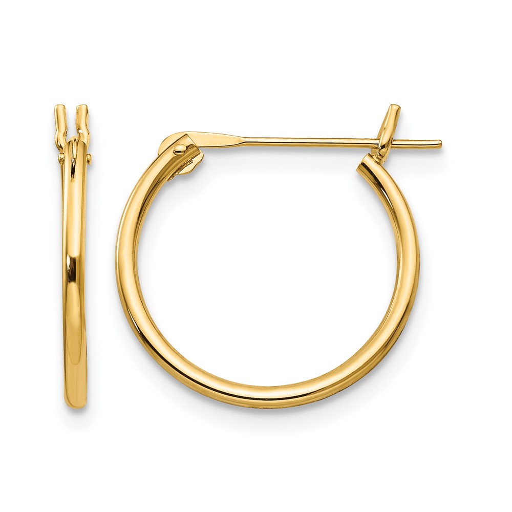 14k Madi K 1.25mm Hoop Earrings (SE234)