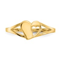 14K Madi K Heart Size 2 Ring view 4