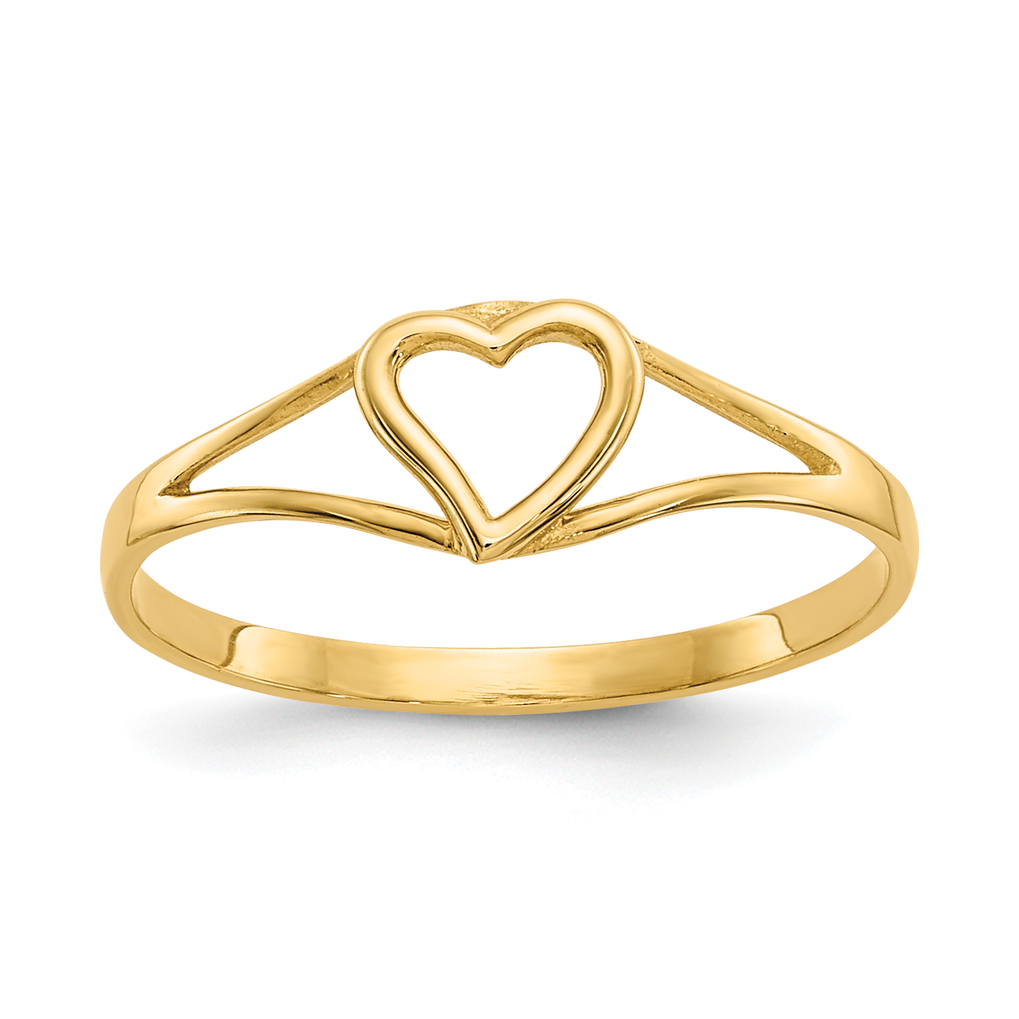 14k Madi K Heart Baby Ring (SE2391)