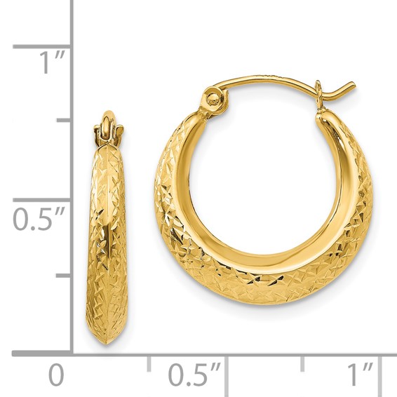 Madi K® Gold Hoop Earring