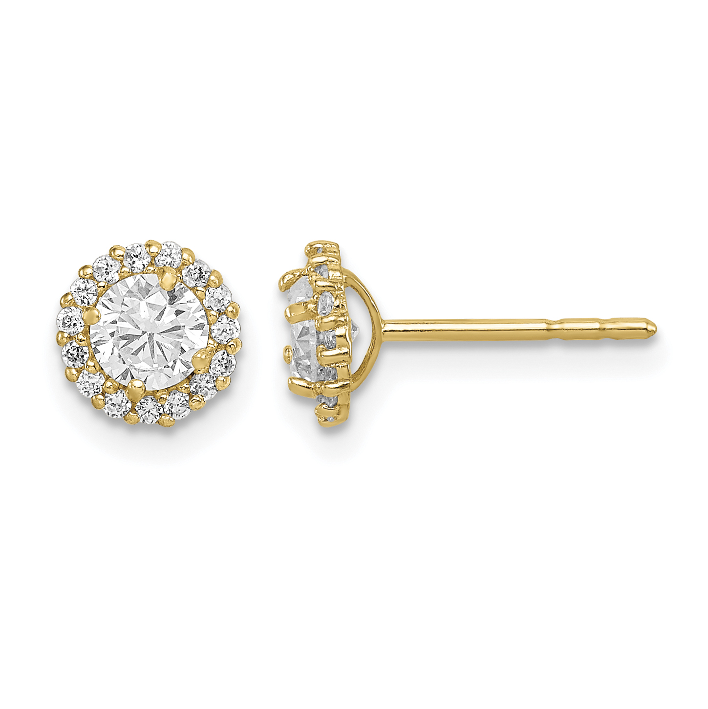14k Madi K CZ Post Earrings (SE2859)