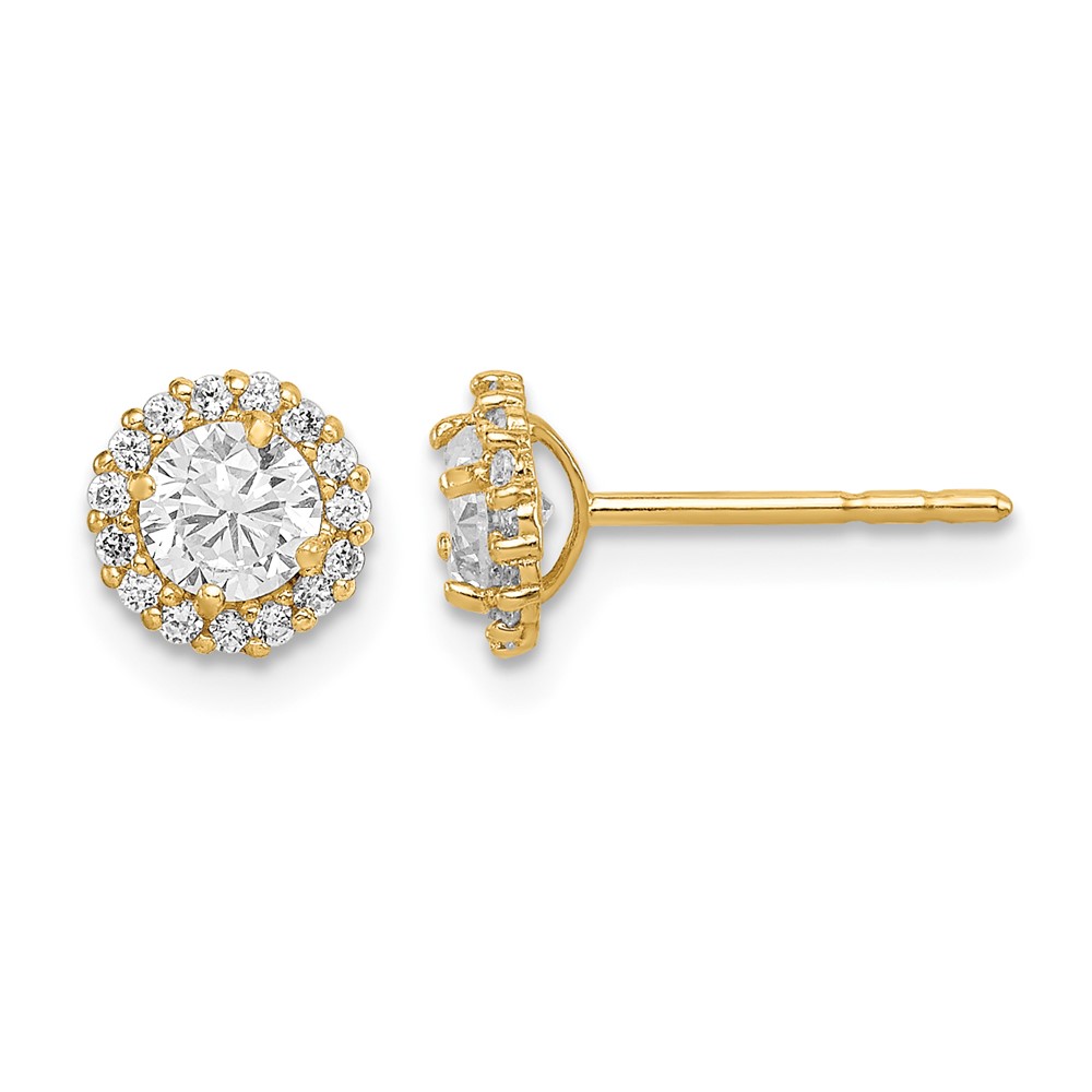 14k Madi K CZ Post Earrings (SE2859)
