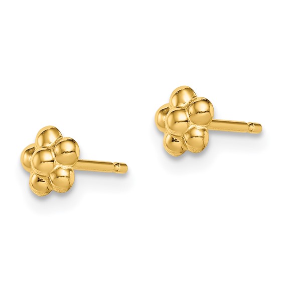 14k Madi K Flower Childrens Post Earrings