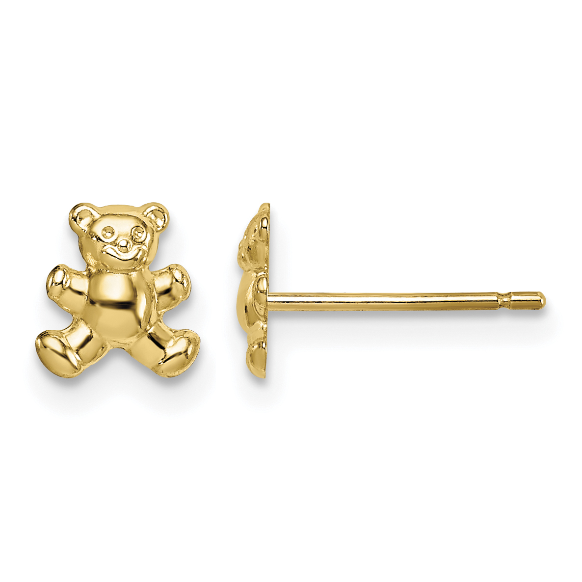 14k Madi K Teddy Bear Post Earrings (SE2896)