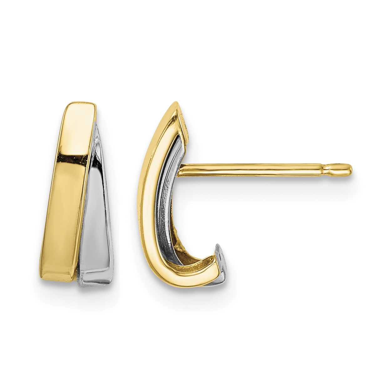 14k w/Rhodium Madi K Post Earrings (SE2989)