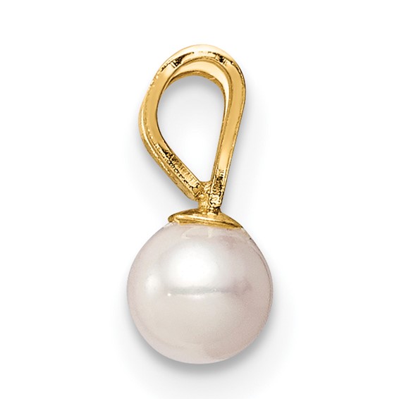 Gold Childrens Pearl Pendants