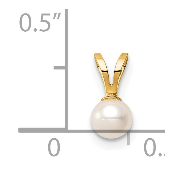 Gold Childrens Pearl Pendants