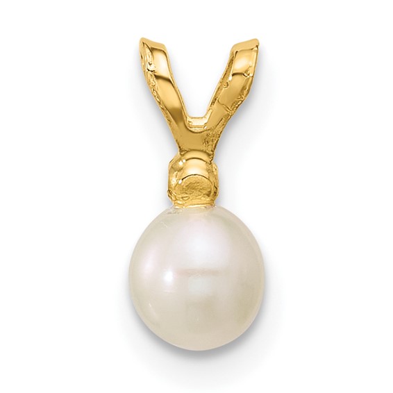 Gold Childrens Pearl Pendants