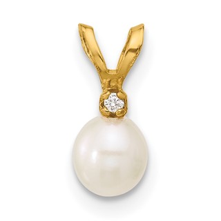Gold Childrens Pearl Pendants