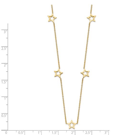 Gold Star Necklace