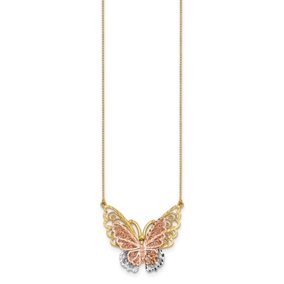 Gold Butterfly Necklace