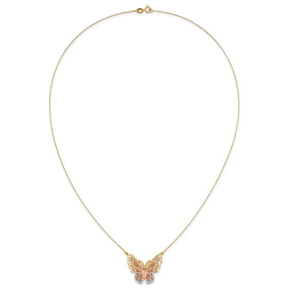 Gold Butterfly Necklace