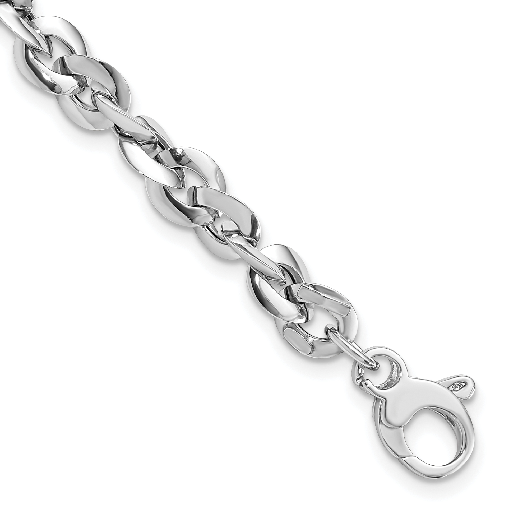 14k White Gold Polished Bracelet (SF2412-7.5)