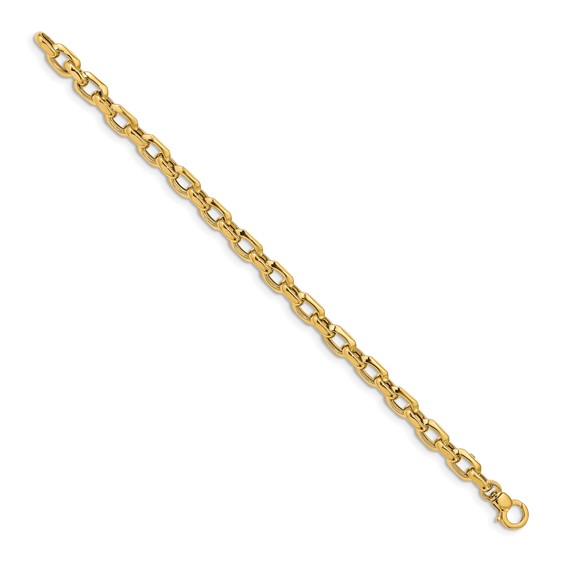 Gold Polished Fancy Link Bracelets