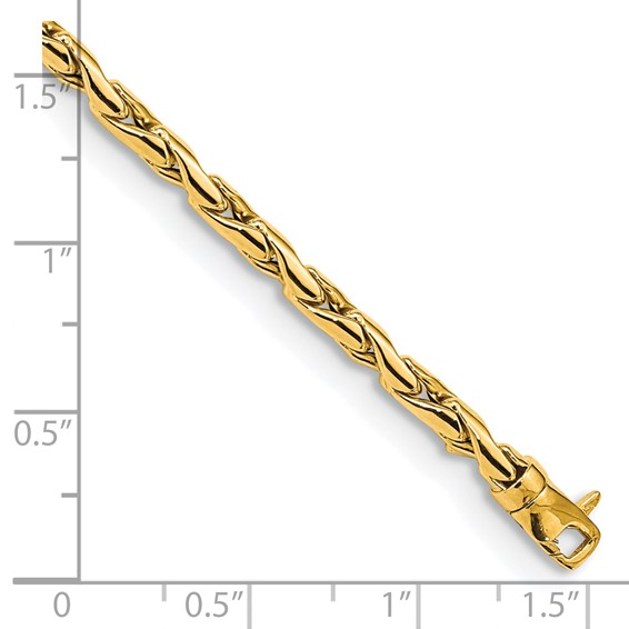 14K Polished 3.25mm Fancy Link 7.5 inch Bracelet