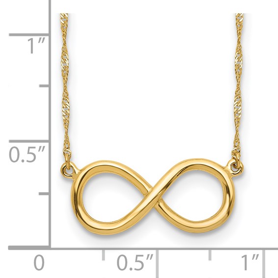Gold Infinity Necklace
