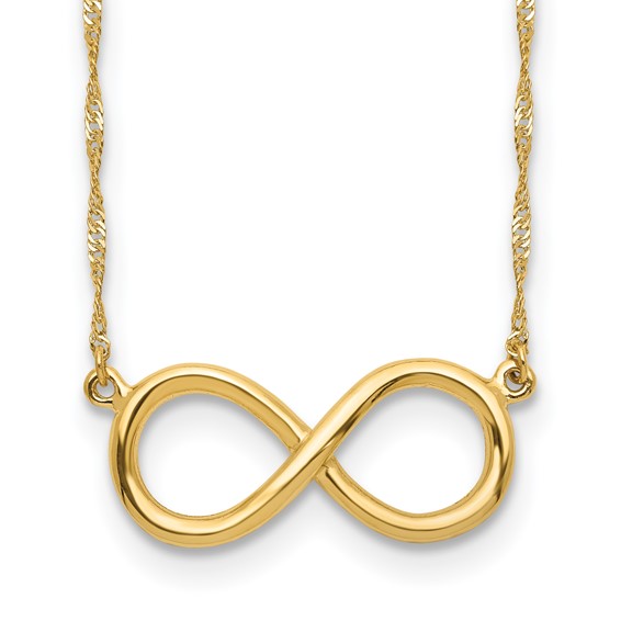 Gold Infinity Necklace