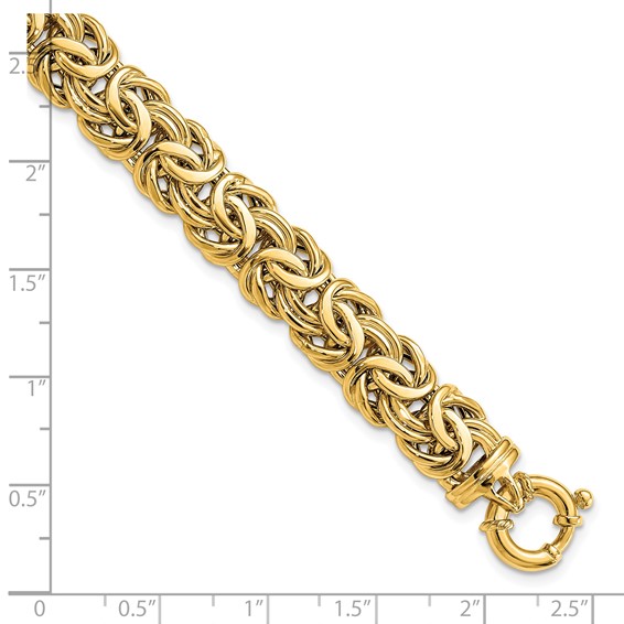 Gold Fancy Flat Byzantine