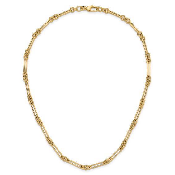Gold Link Style Necklace