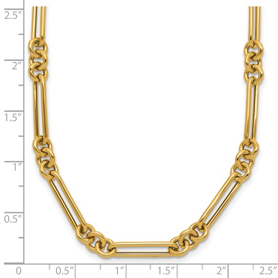 Gold Link Style Necklace