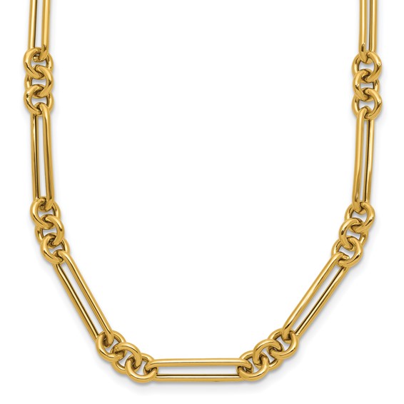 Gold Link Style Necklace