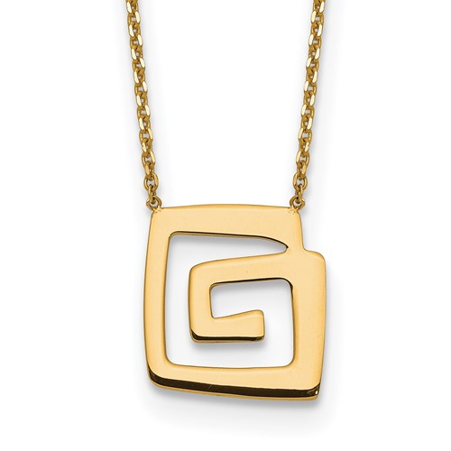 QG-SF2886-16 14k Yellow Gold