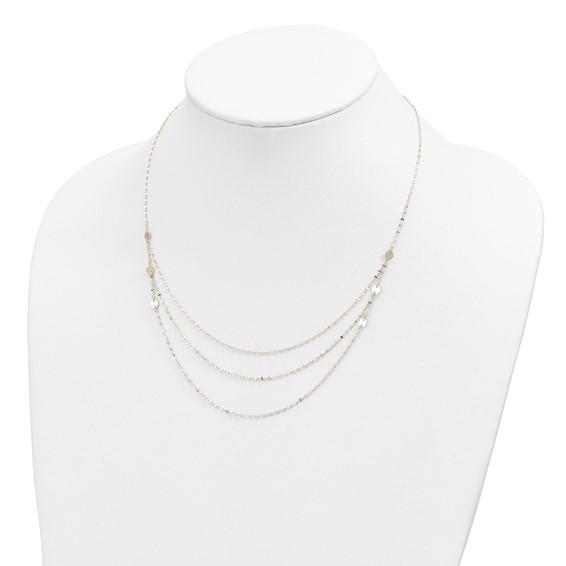 Gold Triple Layer Necklace