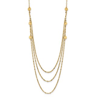 Gold Triple Layer Necklace