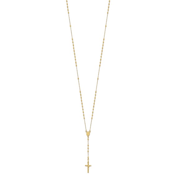 Gold Rosary Necklace