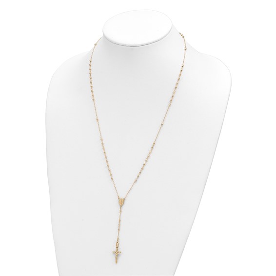 Gold Rosary Necklace