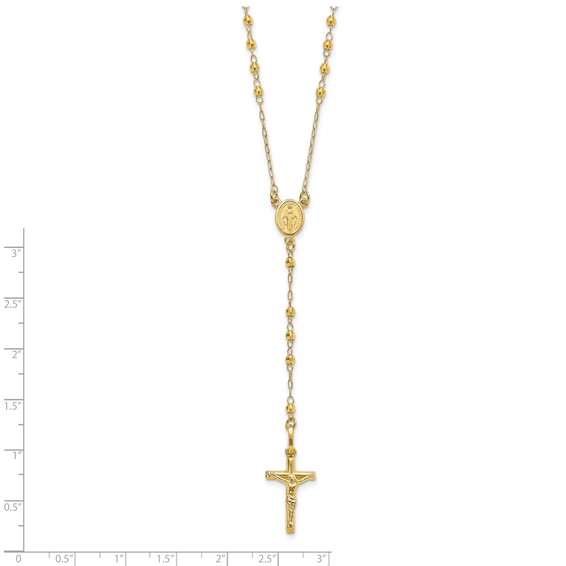 Gold Rosary Necklace
