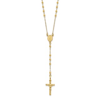 Gold Rosary Necklace