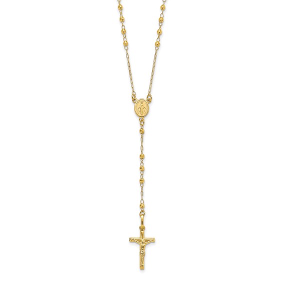 Gold Rosary Necklace