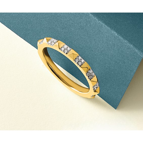 14k Stackable Expressions Diamond Ring