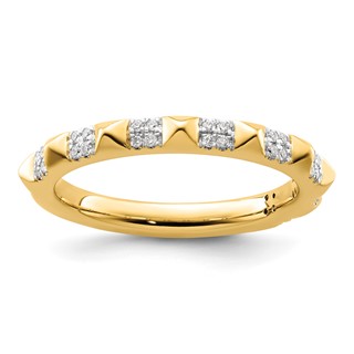 14k Stackable Expressions Diamond Ring
