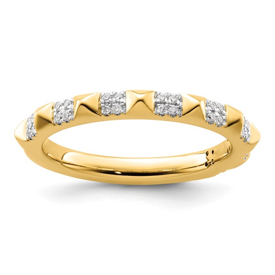 14k Stackable Expressions Diamond Ring