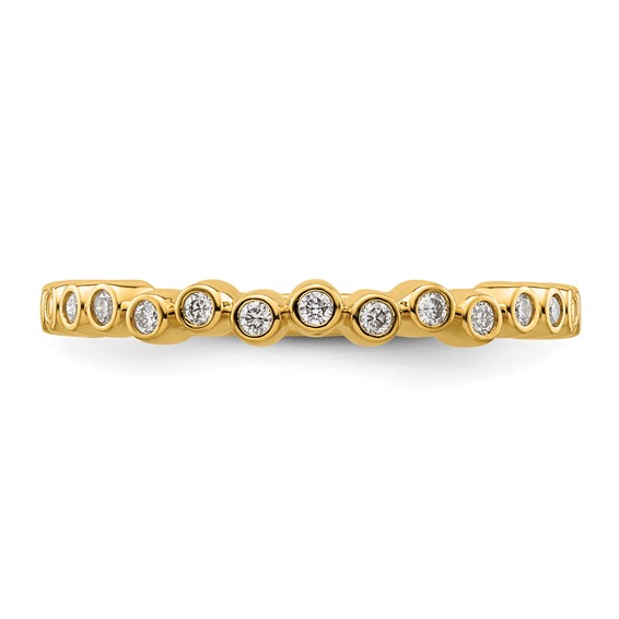14k Stackable Expressions Diamond Ring