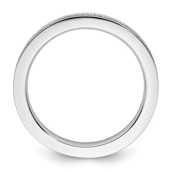 14k White Gold Stackable Expressions Diamond Ring