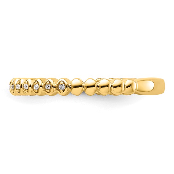 14k Stackable Expressions Diamond Ring