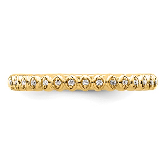 14k Stackable Expressions Diamond Ring