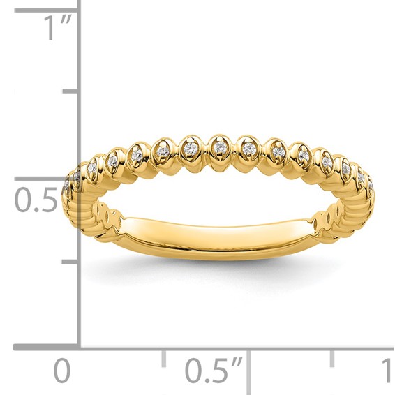14k Stackable Expressions Diamond Ring