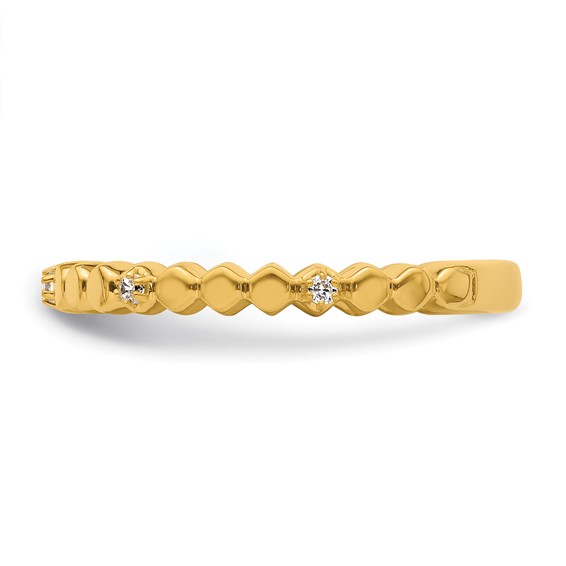 14k Stackable Expressions Diamond Ring
