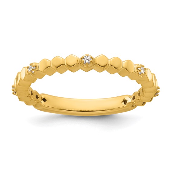 14k Stackable Expressions Diamond Ring