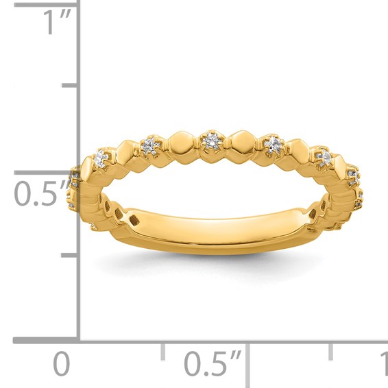 14k Stackable Expressions Diamond Ring