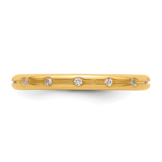 14k Stackable Expressions Diamond Ring
