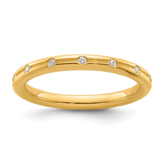 14k Stackable Expressions Diamond Ring