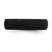 Silicone Black 5.7mm Domed Band view 3