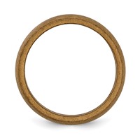 Silicone Bronze Metallic 5.7mm Domed Band view 2