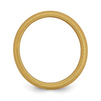 Silicone Gold Metallic 5.7mm Domed Band view 2