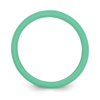 Silicone Mint Green 5.7mm Domed Band view 2